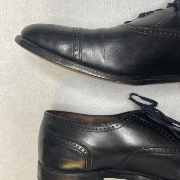 Allen Edmonds Yorktown 10985 Black Leather Cap Toe Dress Shoes Men\'s Size 11.5 D main image 13